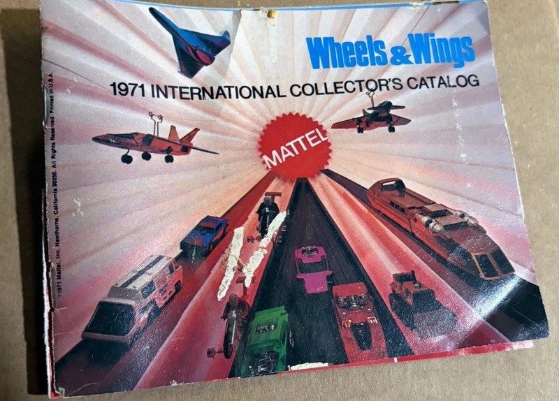 Mattel 1971 Wheels & Wings International Collector's Catalog