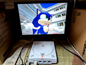 SEGA Dreamcast Console Puru Puru Pack Sonic Adventure Biohazard Japan