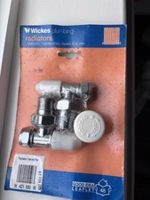 Wickes Plumbing Pair Radiator Valves