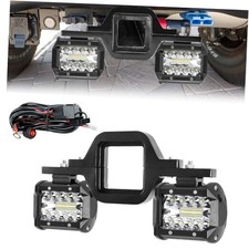 4 Inch Hitch LED Work Lights with 3Inch Tow 3 Inch Hitch Light with Harness