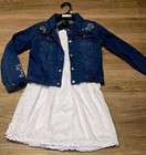 JOE'S Girls 2 Pc Set Dress/Denim Jacket.Embroidered Detail. Size 4T NWT — photo 1