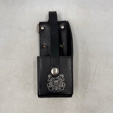 Vintage Bee Electronics US Coast Guard Leather Holster Handheld Radio Holder
