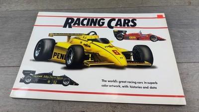 Vintage Racing Cars Enzo Rizzo White PB Illustrated Formula 1 Picture Book Italy