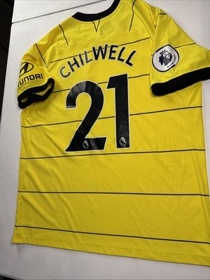 チェルシーユニフォーム　21/22 チルウェル CHILWELL Chelsea Ben Chilwell Nike Adv Authentic 21/22 Soccer Futbol Sz XL