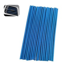 Car Air Conditioner Vent Trim Decoration Strips, DIY Waterproof 20 PCS Blue