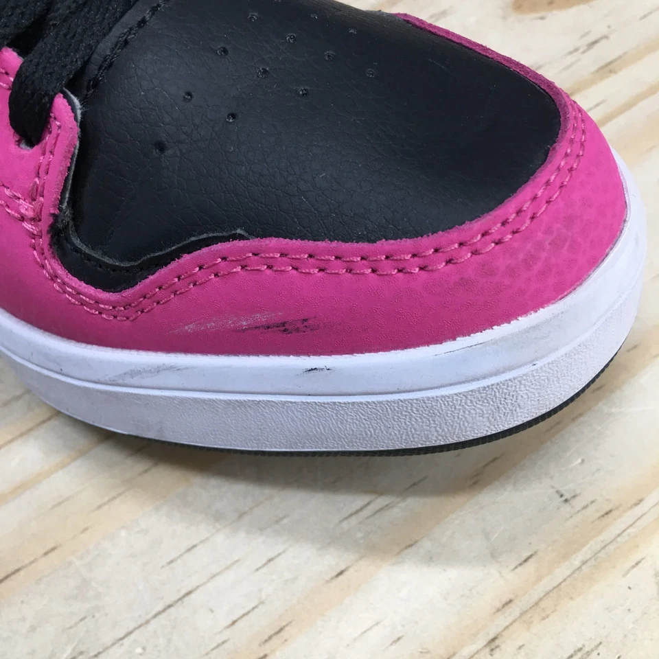 DC Shoes Womens 8 Cure Hi-Top Sneakers Black Pink Lace Up Round Toe Athletic - Image 3 of 4