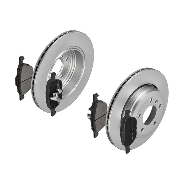 f.becker Bremsscheiben Ø278MM + BremsbelÄGe Vorne FÜR Volvo C30 C70 II Ford-image