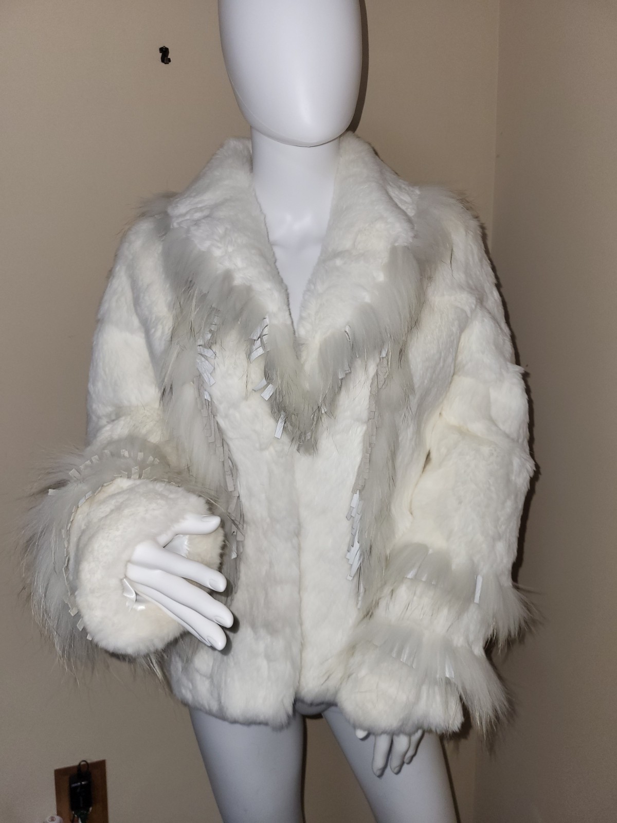 Cache Rabbit Leather Jacket Size S - image 1