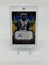 2022 Prizm Draft Picks Autographs Jah-Maine Martin Black Gold /5, 1st On Print