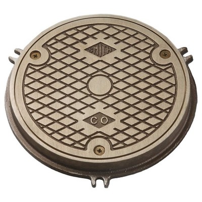 JAY R. SMITH MFG. CO 4810-06PB Floor Cleanout,3/4 in. H,Pipe Dia. 6 in. 45DT54