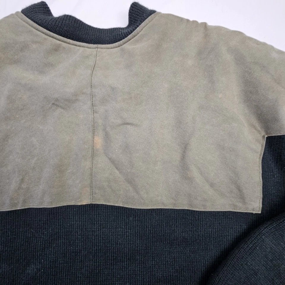 Suéter de Lana Tejido Filson Vintage Henley Guide Azul Marino 711 2XL Lona Tostada EE. UU. Foto 3 de 4