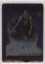 2019-20 Panini Impeccable Stainless Stars Purple 28/49 Goga Bitadze Auto im4