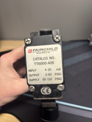 Fairchild TT6000-405 Compact E/P, I/P Pressure Transducer USED