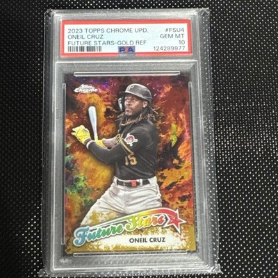 2023 Topps Chrome Update  - Future Stars Oneil Cruz #FSU4 Gold Refractor /50