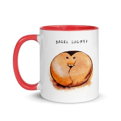 BAGEL LUGOSI Mug   Classic Monsters Coffee Cup