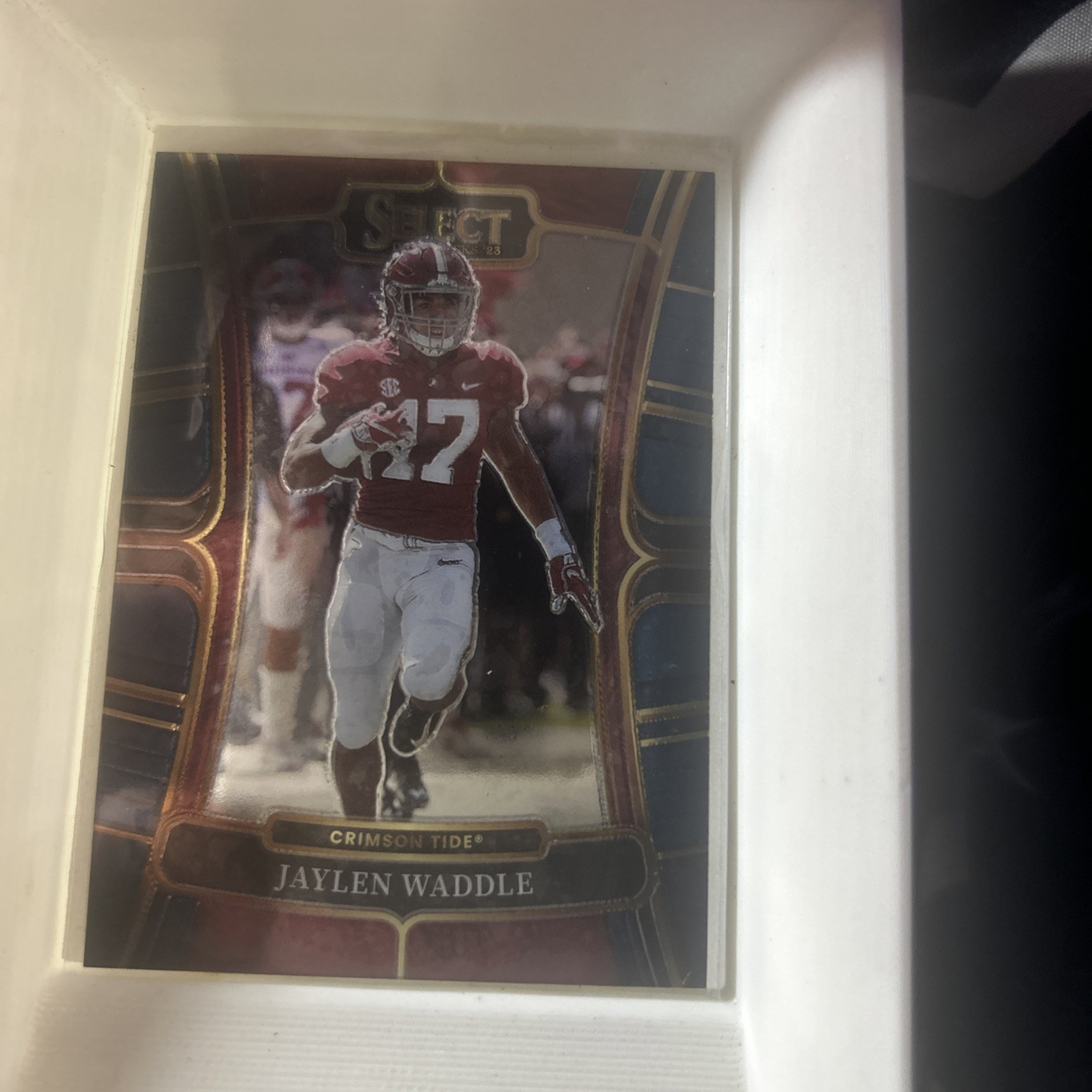 2023 Panini Select Draft Picks - Concourse Jaylen Waddle #59 Tri-Color Prizm...