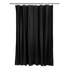 Heavy Weight Shower Liner in Black Free Shipping NEW