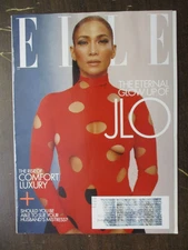 ELLE MAGAZINE FEBRUARY 2021 JLO JENNIFER LOPEZ LATIN POP'S MALUMA NEW FASHION