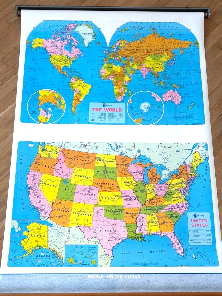 1990-1999 Date Range Antique World Maps & Atlases for sale | eBay