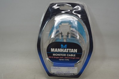 Manhattan Monitor Cable  DVI-D Single Link / DVI-D Single Link 1,8 / 6 ft.