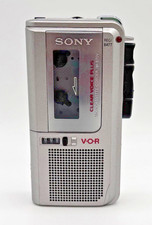 Vtg Sony M-570V Micro Cassette Tape Clear Voice Recorder - VOC TESTED 