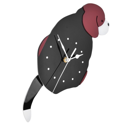 GE Wanduhr Schaukel Hund DIY Einfache Mode Silent Rahmenlose Wanduhr Mit - Bild 5 von 22