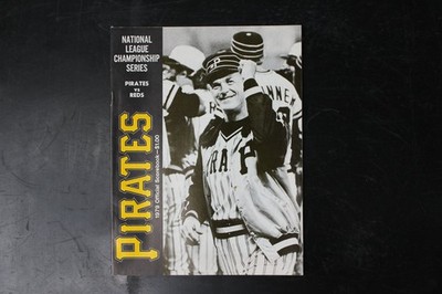 Pirates Magazine 1979 NLCS Scorebook VS Reds MLB Baseball Official