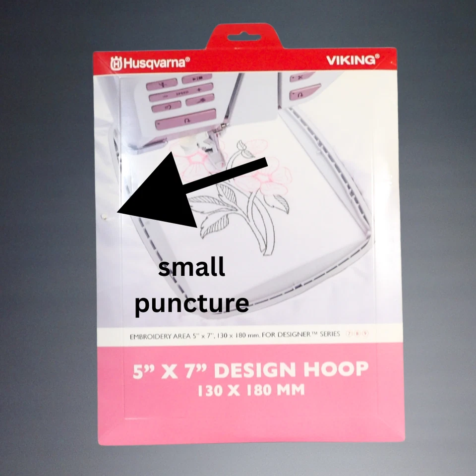 HUSQVARNA VIKING 5" X 7" DESIGN HOOP 130 X 180MM DESIGNER SERIES 789 #920644096 - Image 2 of 3