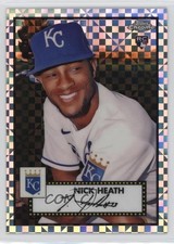 2021 Topps Chrome Platinum Anniversary X-Fractor Nick Heath #45 6z2