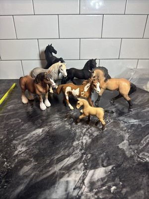 Schleich Horses Figures Group Lot Set Of 7