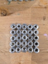 Shear Nuts M12, Pack of 25, Tamper-Proof, Zinc Plated, Permanent Security Fixing