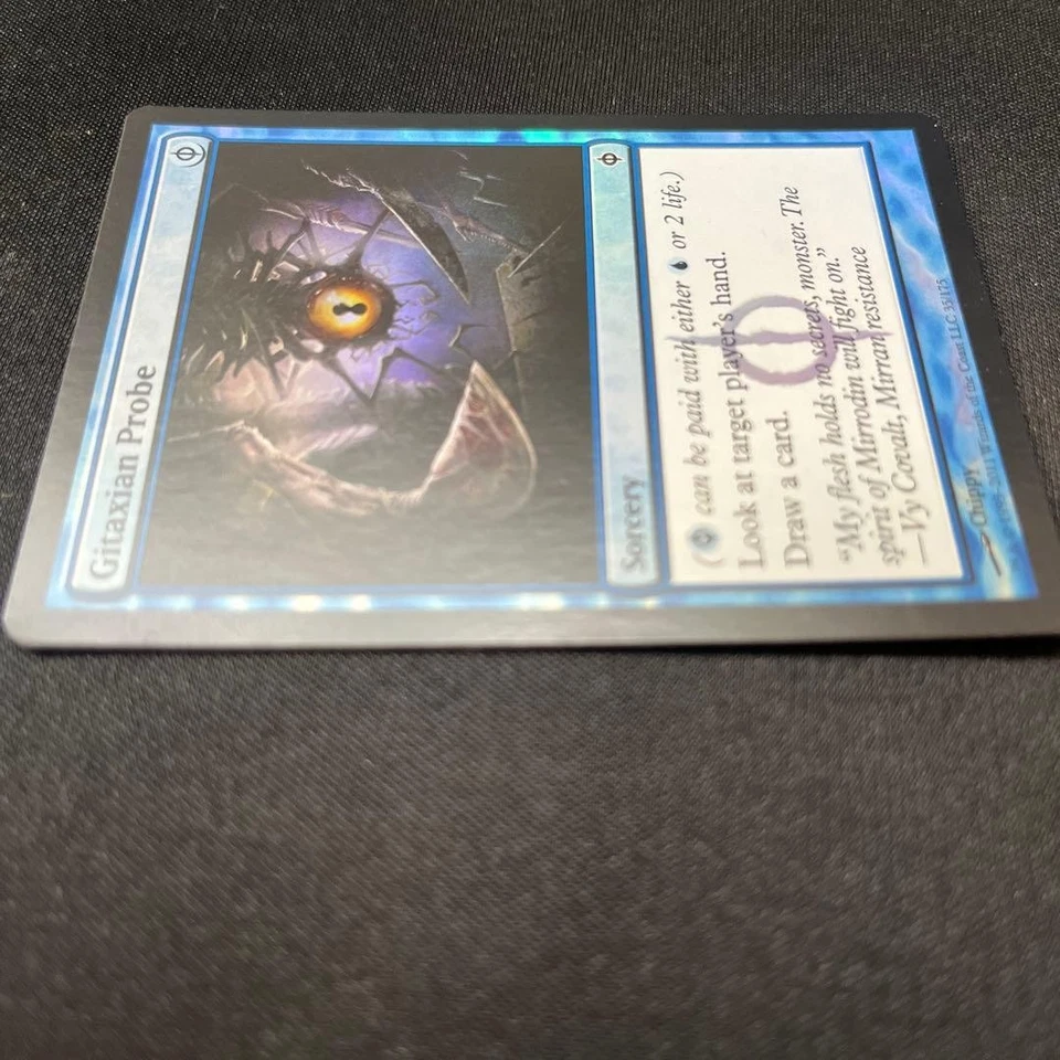 MTG Gitaxian Probe NPH Foil Play Used - Image 4 of 4