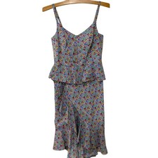 J. Crew | Dress Sleeveless Liberty Floral Sundress Ruffles Feminine- Size 6