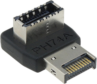 Right Angle USB E Type Adapter USB3.1 E Type Header Converter 90 Degree Turning