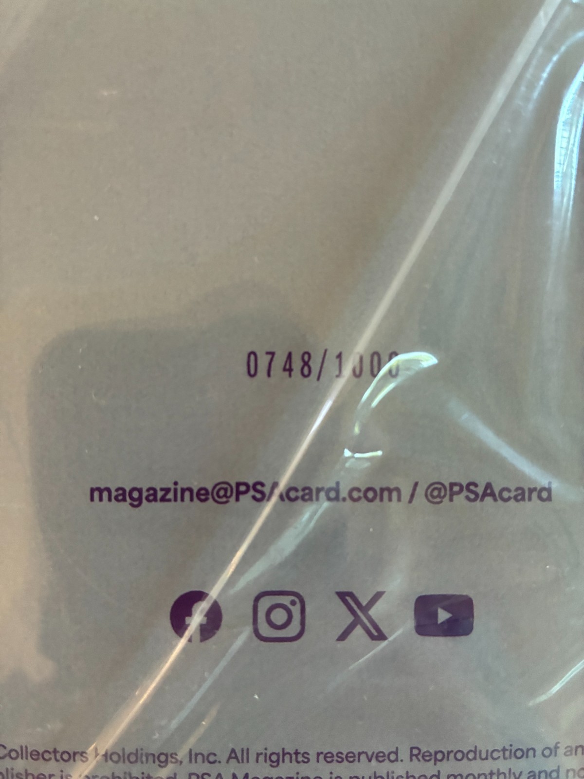 Kobe Bryant PSA Magazine Variant Cover #32 Silver Holo /1000 9.6 grade view 4