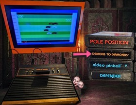 CLEAN/Restored Atari 2600, 9 Games (1 CIB), AC Plug, 1 CX-40!