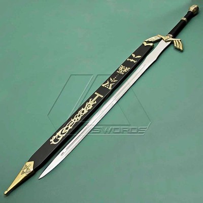 Stainless Steel The LEGEND of ZELDA Full Tang Skyward Link's Master  Dark Black