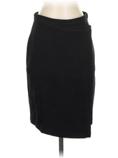 H By Halston Women Black Casual Skirt XS