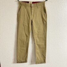 Levi's 502 Regular Youth Boys Reg. Taper Chino Jeans, Size 10 Khaki 25x26 New