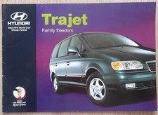 Hyundai Trajet Range Brochure 2000 - 2.0 GSi  2.7 V6