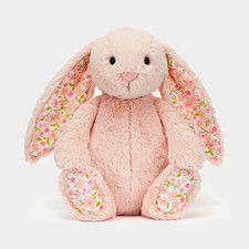 Jellycat Blossom Blush Bunny Cherry BNWT Brand New With Tags Pink Floral Ears