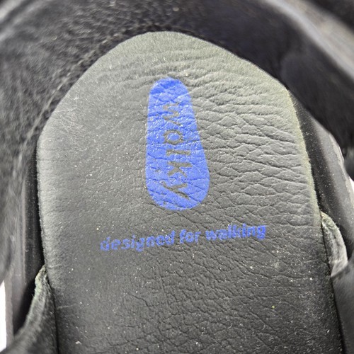 Wolky Sandals Womens 11 42 Jewel Platform Slingback Black Nubuck Leather Comfort - Picture 9 of 12