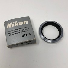 Nikon BR-2 Macro Adapter Ring for Bellows Focusing Attachment Model 2 MINT wBox