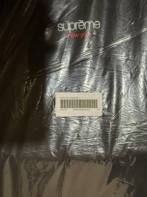 Supreme BAGGY SELVEDGE JEAN Size 36 Black Denim Jeans SS25 Zip Fly
