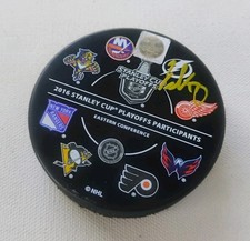 ONDREJ PALAT 2016 STANLEY CUP PLAYOFFS SIGNED AUTO NHL HOCKEY PUCK TB LIGHTNING