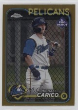 2024 Topps Pro Debut Chrome Gold Refractor 45/50 Michael Carico #PDC-36 sh7