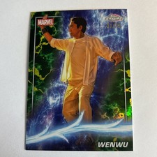 2025 Topps Chrome Marvel Studios Wenwu LOKI REFRACTOR #112 31/75 PWE 