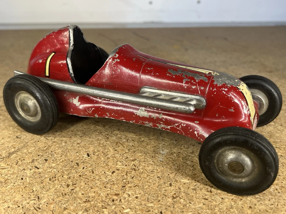 VINTAGE RARE Ruby L. M. COX CO. THIMBLE DROME SPECIAL #1 PUSHER SANTA ANA USA! - Image 2 of 4