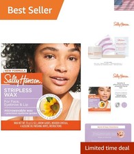 Gentle Microwavable Wax Kit for Smooth Eyebrow, Lip,  Face Hair Removal