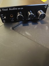 Fosi Audio Q4 DAC Headphone Amp for PC, TV Digital to Analog Audio Converter